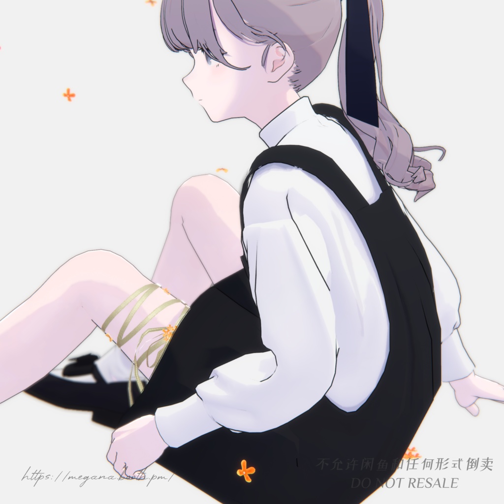 【 7avatars】 Flower Ribbon キンモクセイ/マーガレット