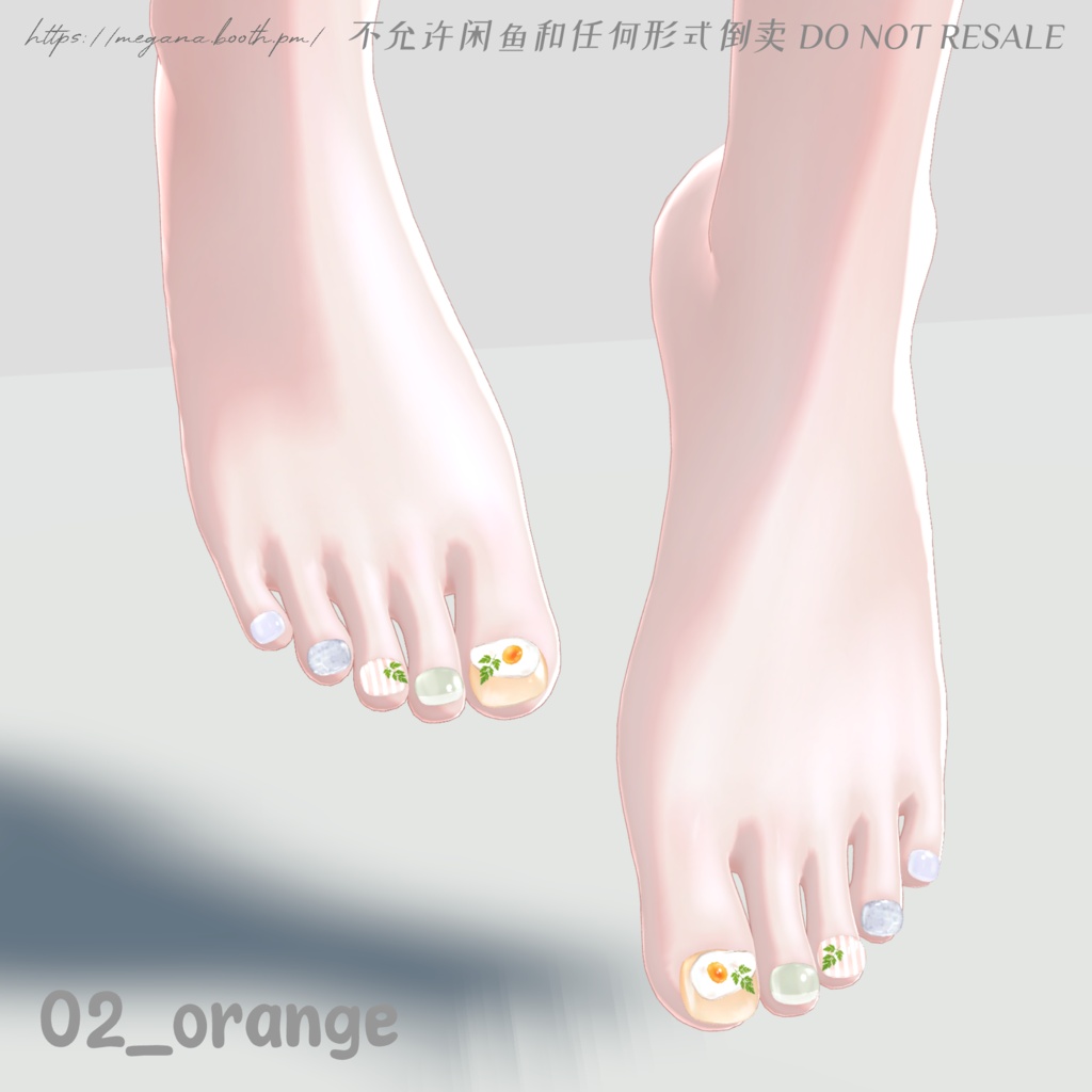 SALE-6/5【16avatars】たまごネイル Egg Nail 【Hand&Foot】