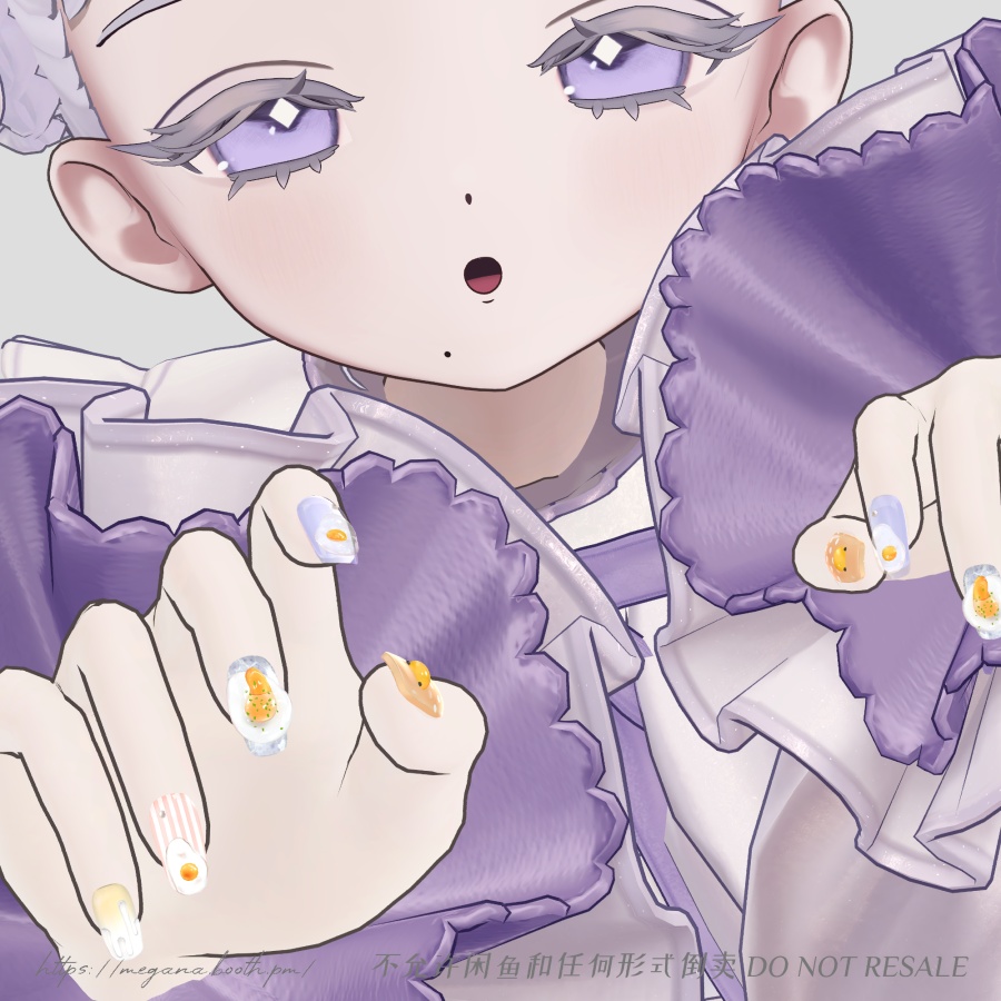SALE-6/21 3rd追加対応【20avatars】たまごネイル Egg Nail 【Hand&Foot】