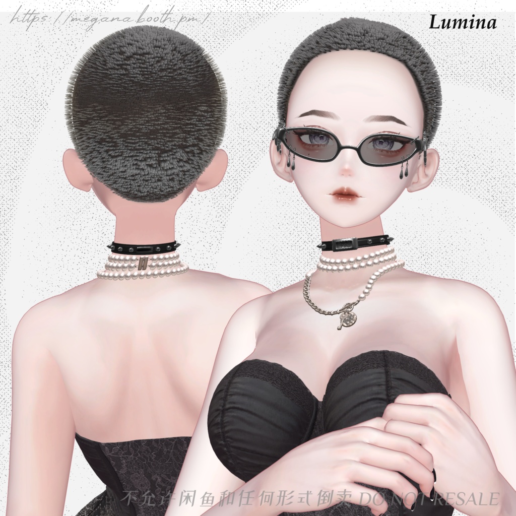 【7avatars】MG03 manbun × bouzu マンバン 坊主