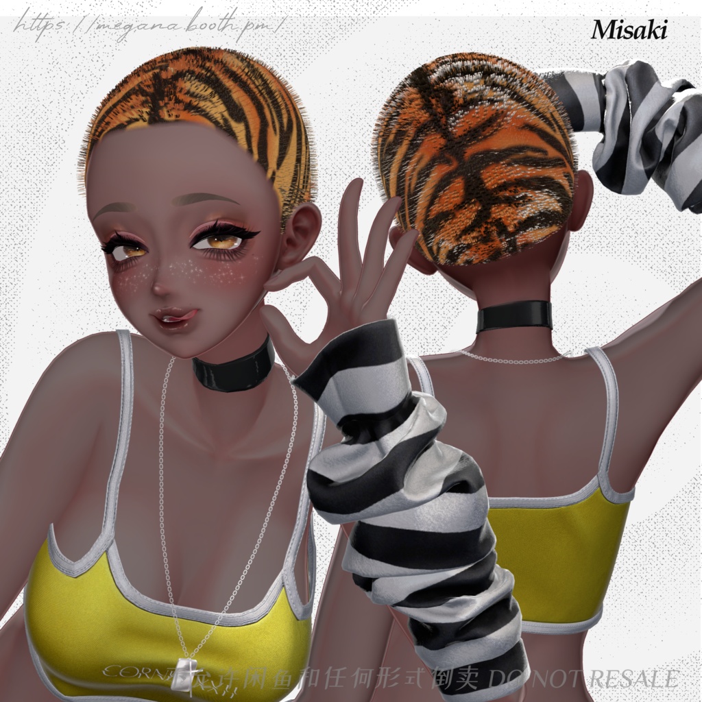 【7avatars】MG03 manbun × bouzu マンバン 坊主