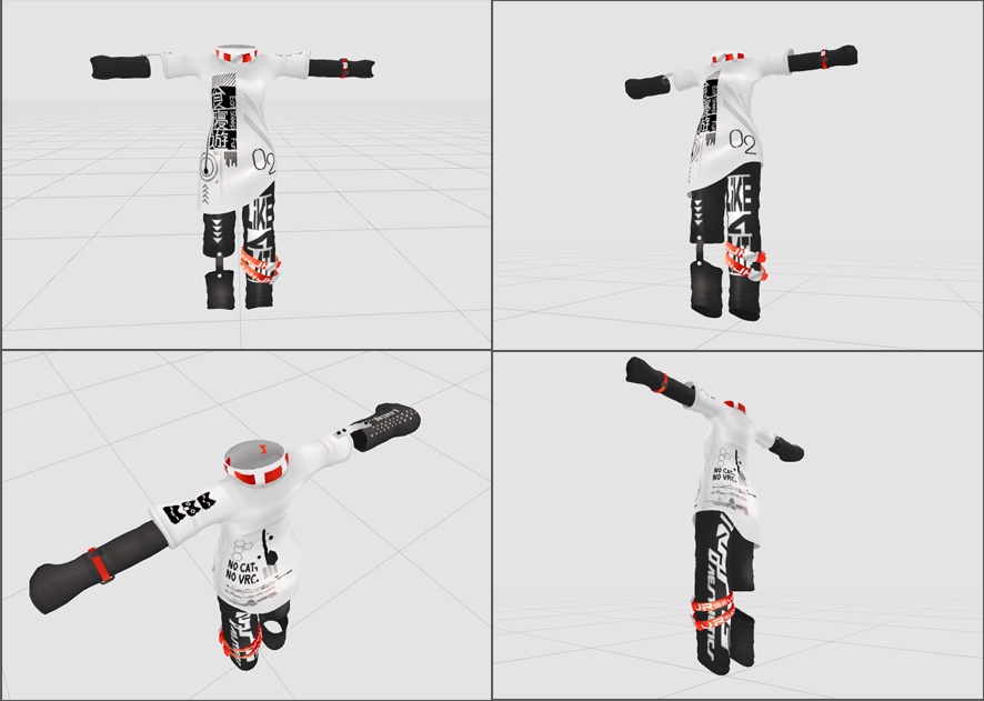 サイバーパンクテクスチャ ForQ/M & Firina