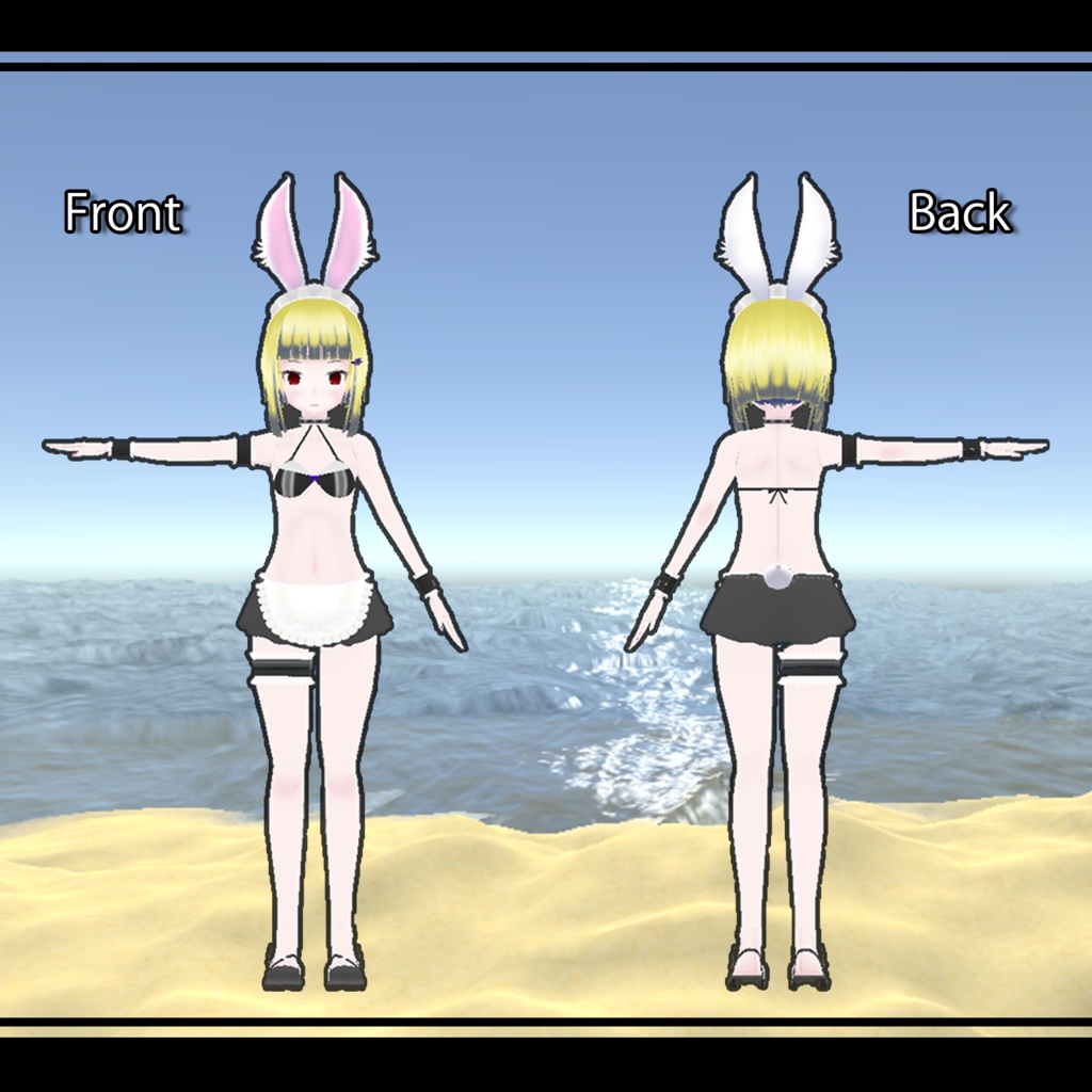 オリジナル3Dモデル『ナヴィエ 水着エディション』