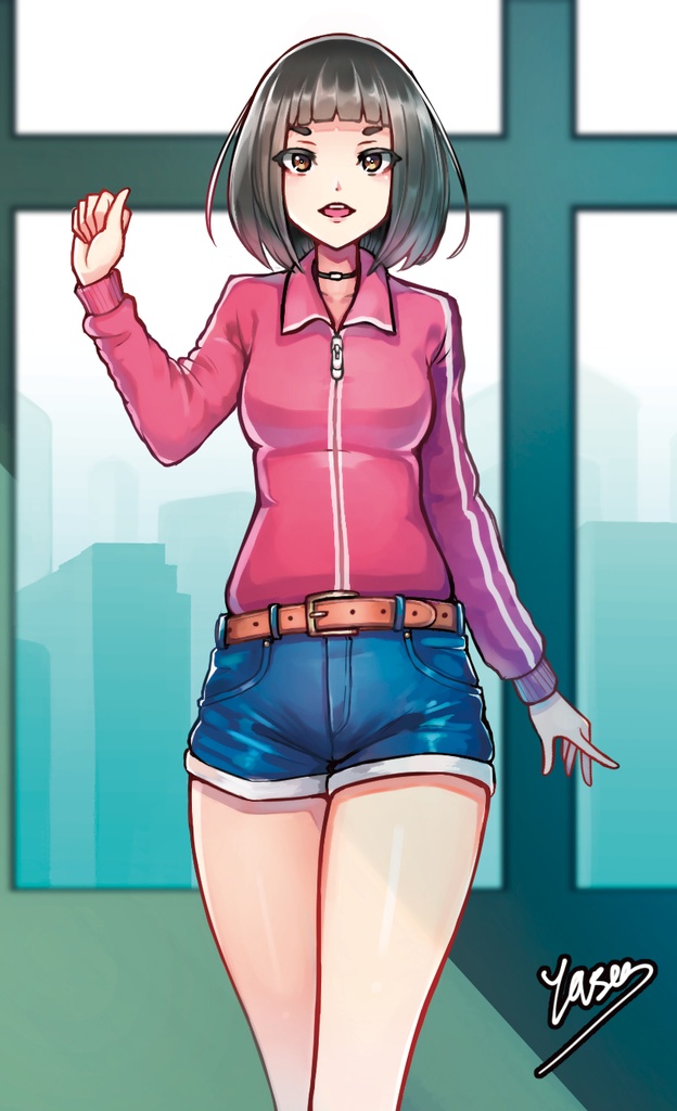 芋ジャー娘缶バッジ