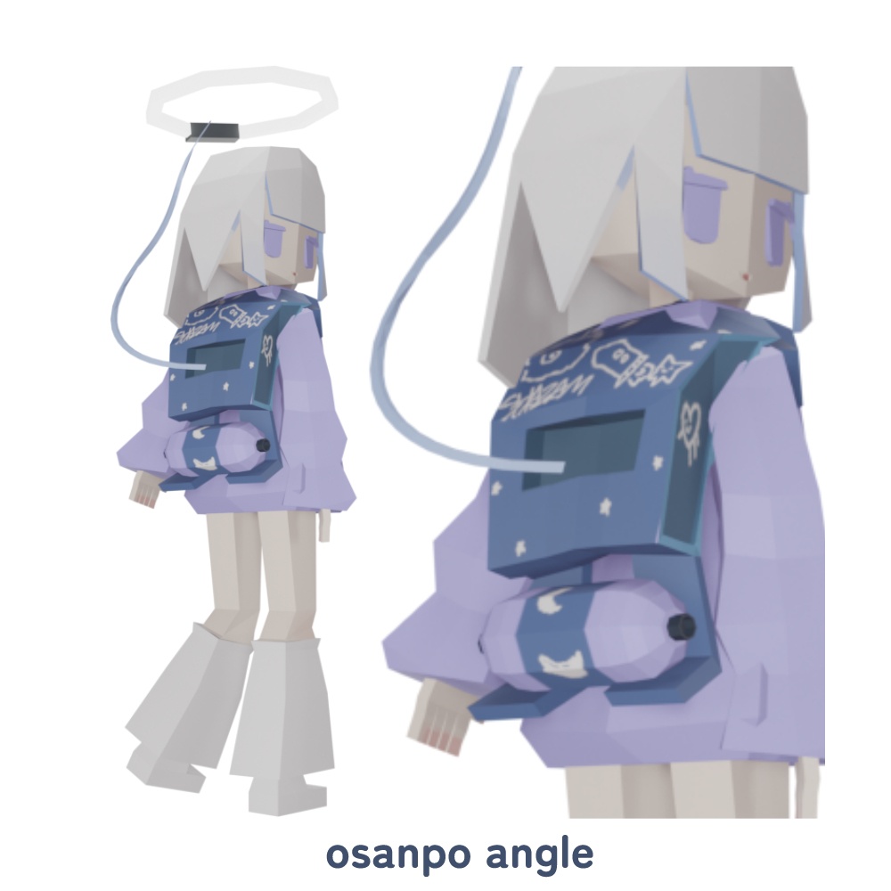 【無料】VRCローポリモデル-vava