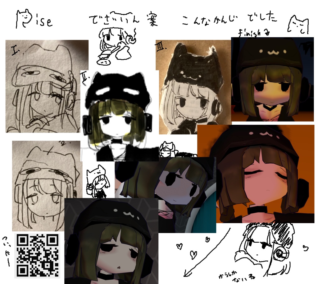 VRCローポリモデル -Rise/リセ