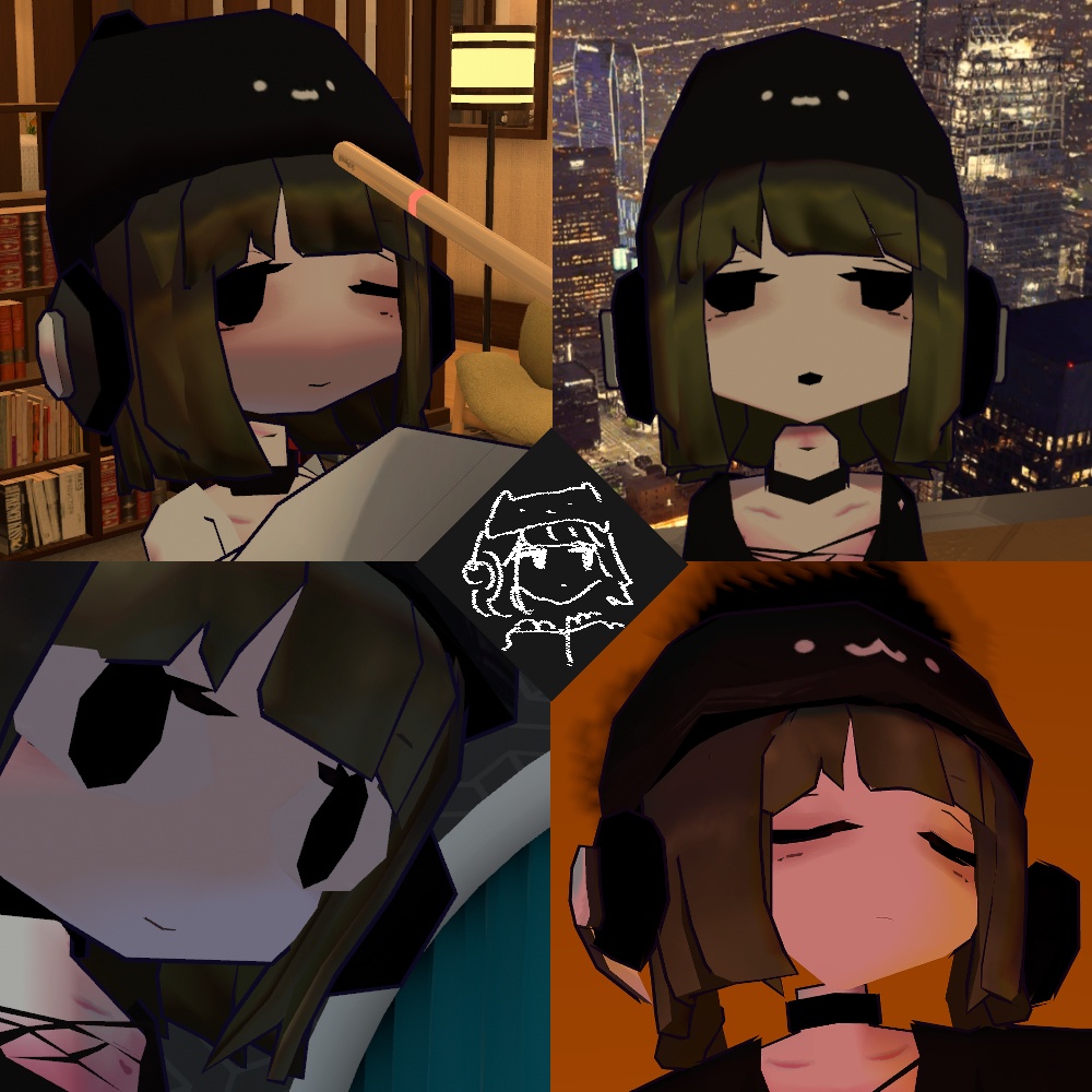 VRCローポリモデル -Rise/リセ