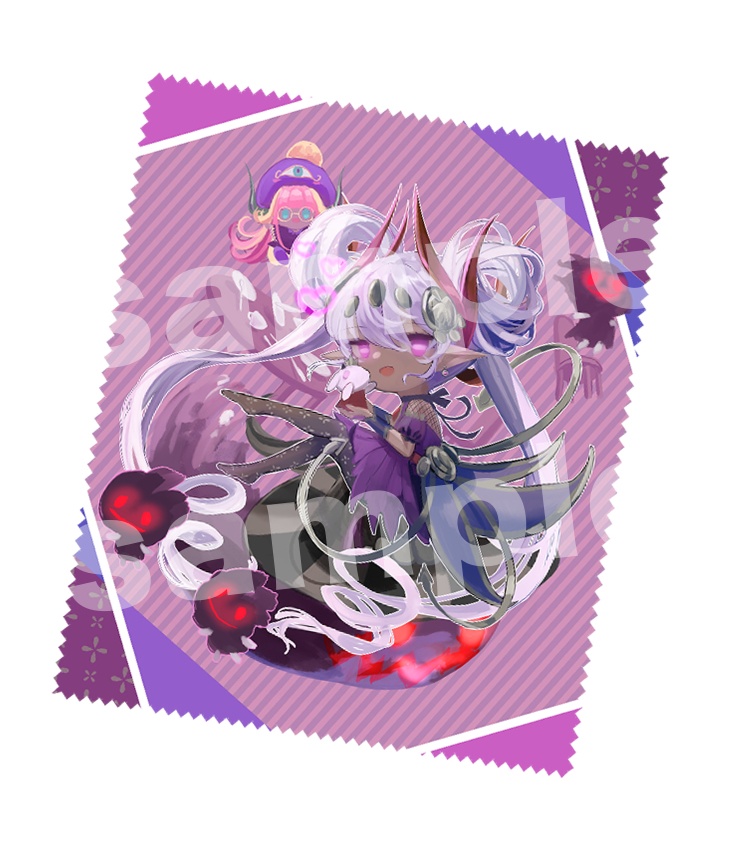 マイクロファイバー(メガネ拭き)　ヴェロアちゃん