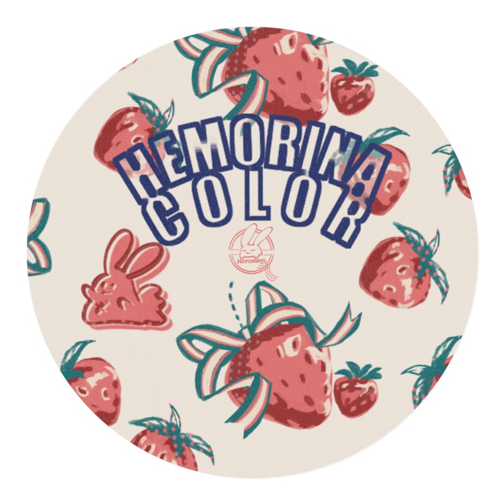 ヘモイチゴ柄マスキングテープ(全3種)