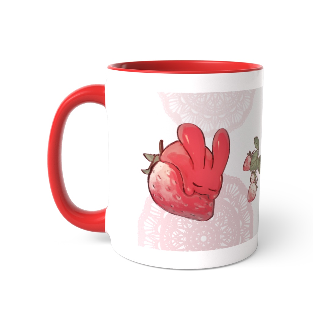 ヘモマグカップ(ツートンカラーマグカップ赤)