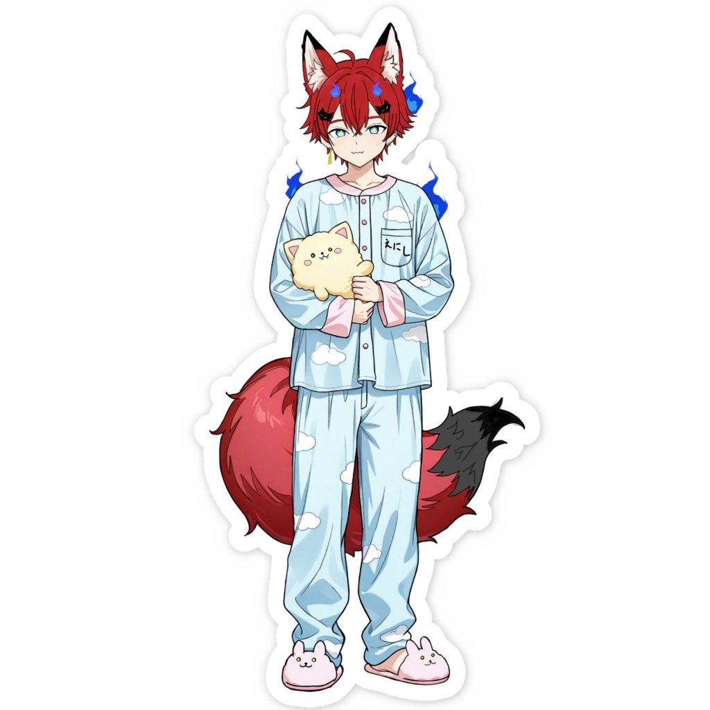 パジャマえにしステッカー