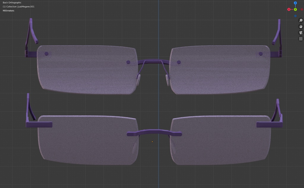 justMegane / justメガネ + ガラスシェーダー