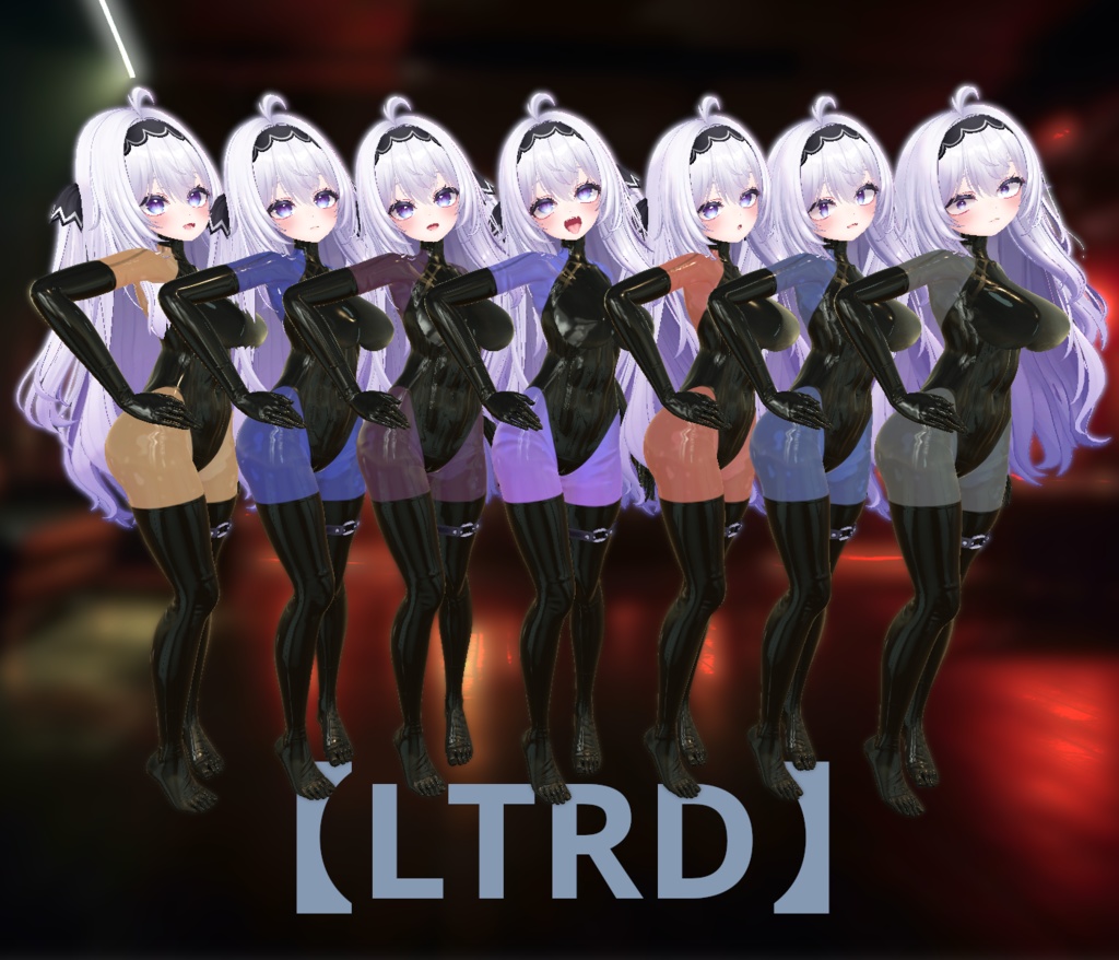 【VRC】愛莉ラバー【テクスチャ/マテリアル】