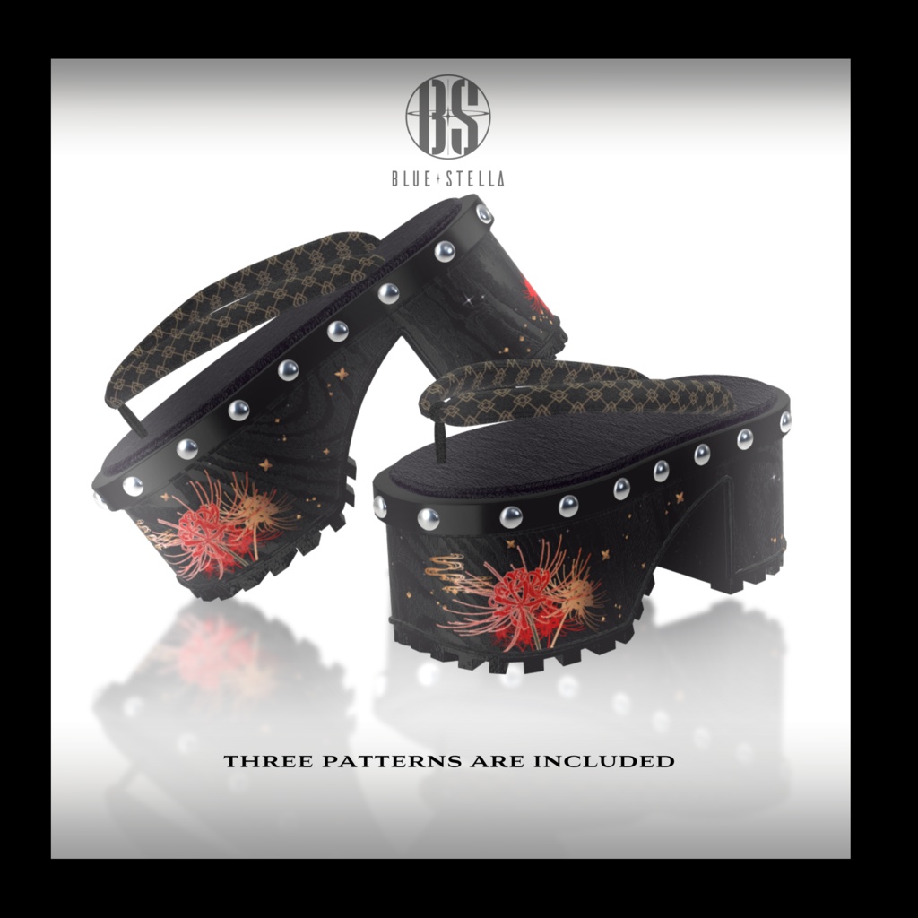 【#Deorart モデル No.4】モダン浴衣:燦然風雅 -sanzenfuga- 6アバター対応 #BLUESTELLA