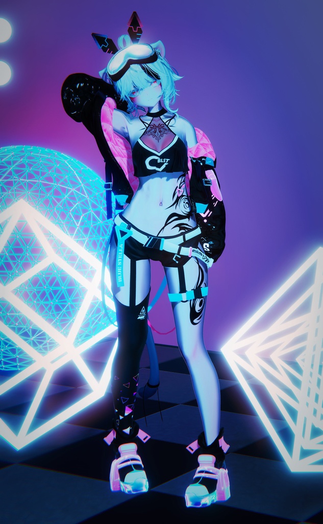 RabbitGear:Voltage 25アバター対応 #BLUESTELLA