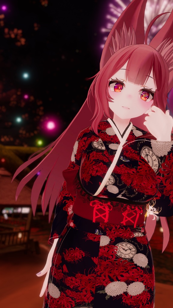 ふりふの浴衣 27アバター対応 #BLUESTELLA