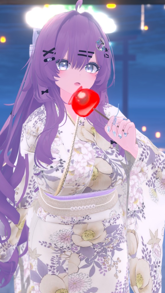 ふりふの浴衣 27アバター対応 #BLUESTELLA