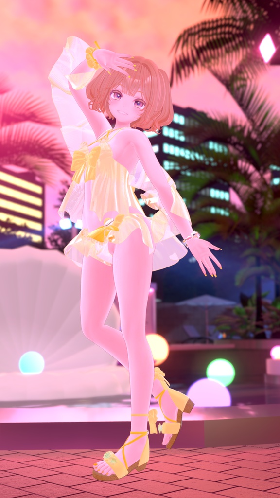 🫧『PoolParty』🫧 オリジナルヘア付き 17アバター対応 #BLUESTELLA