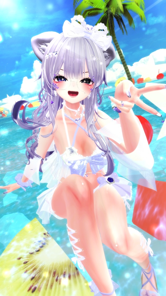 🫧『PoolParty』🫧 オリジナルヘア付き 17アバター対応 #BLUESTELLA