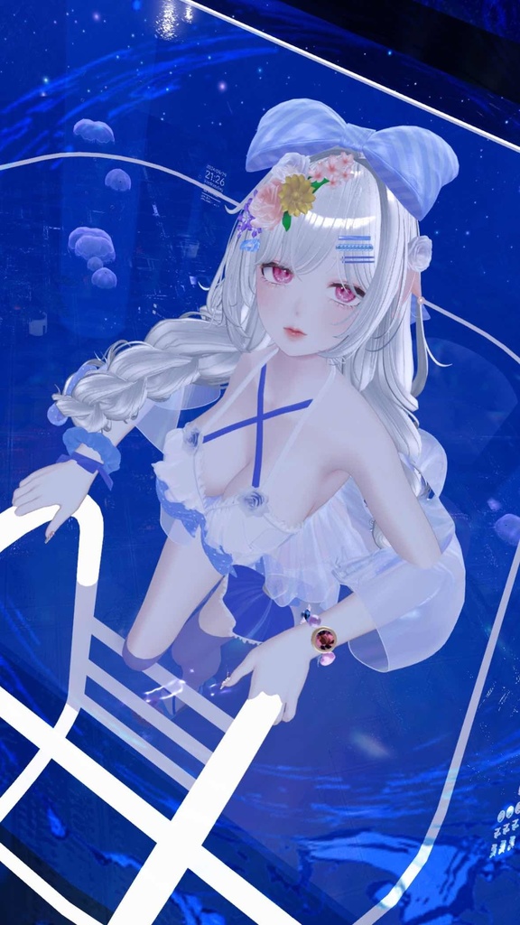 🫧『PoolParty』🫧 オリジナルヘア付き 17アバター対応 #BLUESTELLA