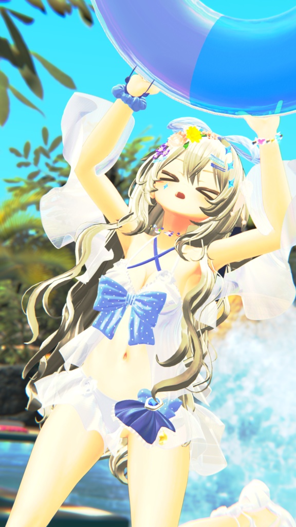 🫧『PoolParty』🫧 オリジナルヘア付き 17アバター対応 #BLUESTELLA