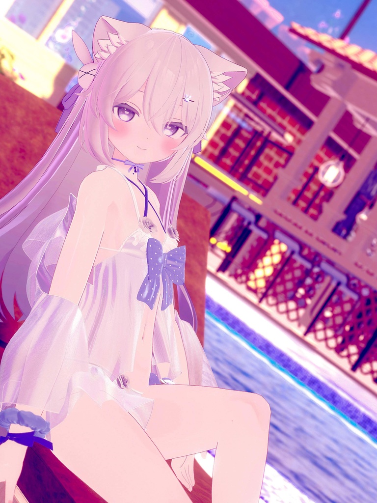 🫧『PoolParty』🫧 オリジナルヘア付き 17アバター対応 #BLUESTELLA