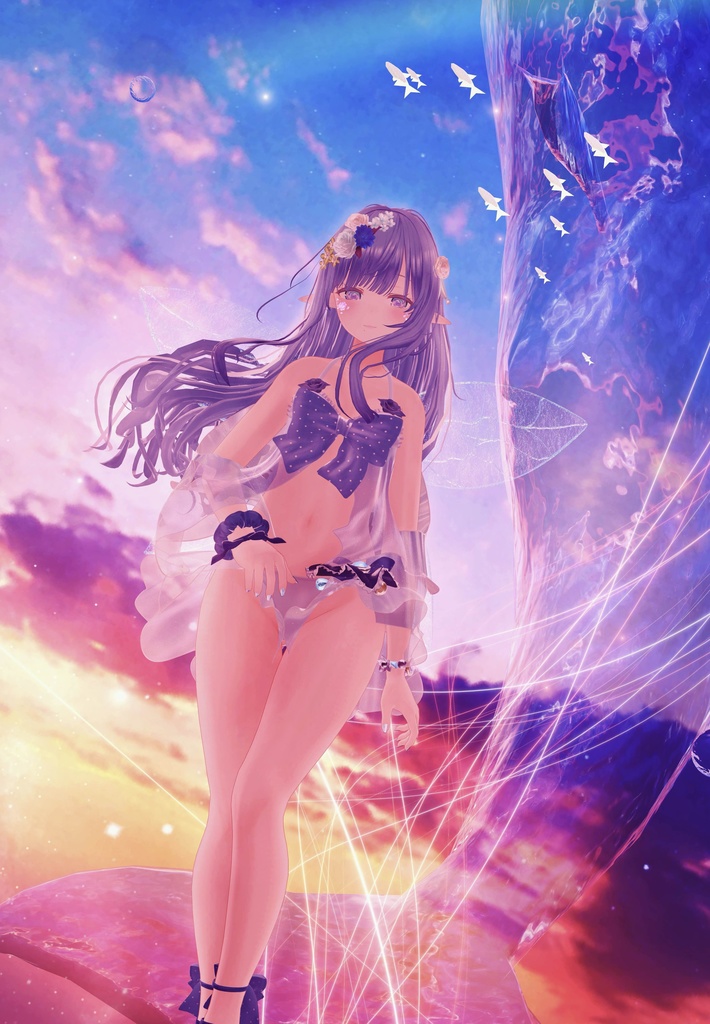 🫧『PoolParty』🫧 オリジナルヘア付き 17アバター対応 #BLUESTELLA