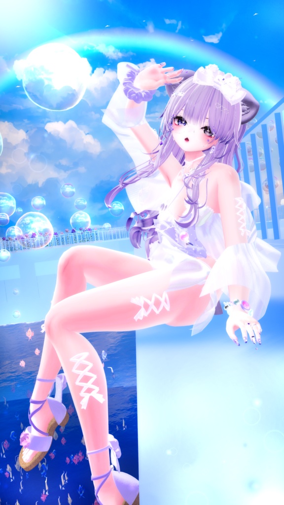 🫧『PoolParty』🫧 オリジナルヘア付き 17アバター対応 #BLUESTELLA