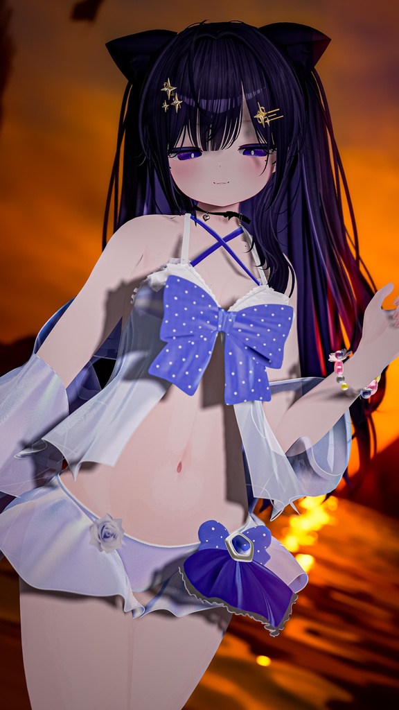 🫧『PoolParty』🫧 オリジナルヘア付き 17アバター対応 #BLUESTELLA