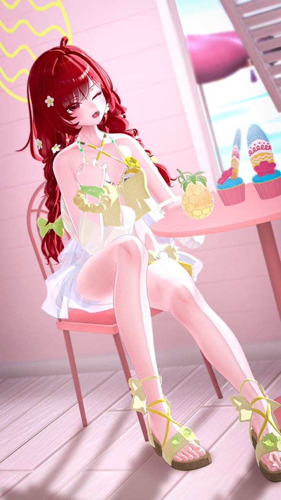 🫧『PoolParty』🫧 オリジナルヘア付き 17アバター対応 #BLUESTELLA