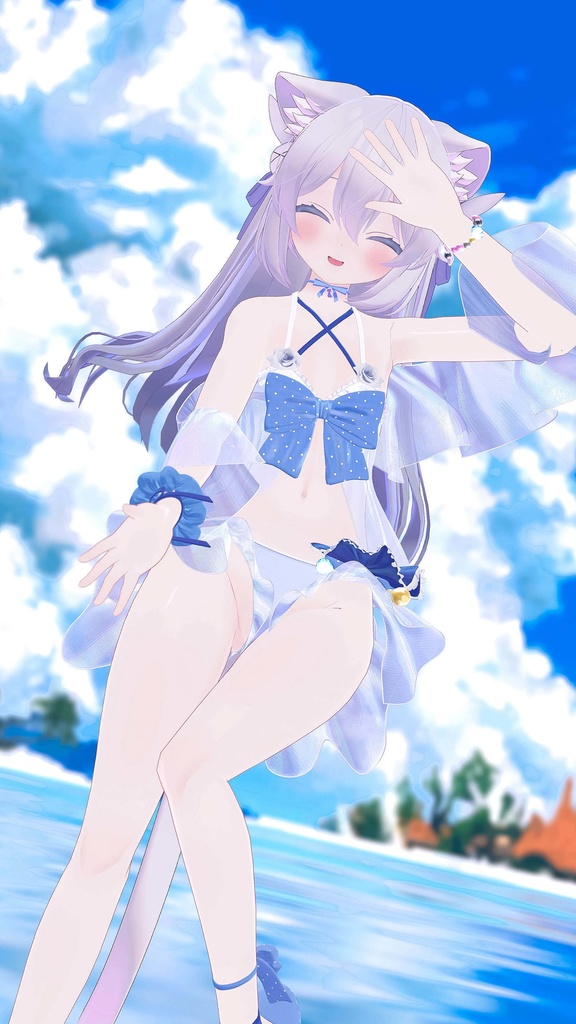 🫧『PoolParty』🫧 オリジナルヘア付き 17アバター対応 #BLUESTELLA