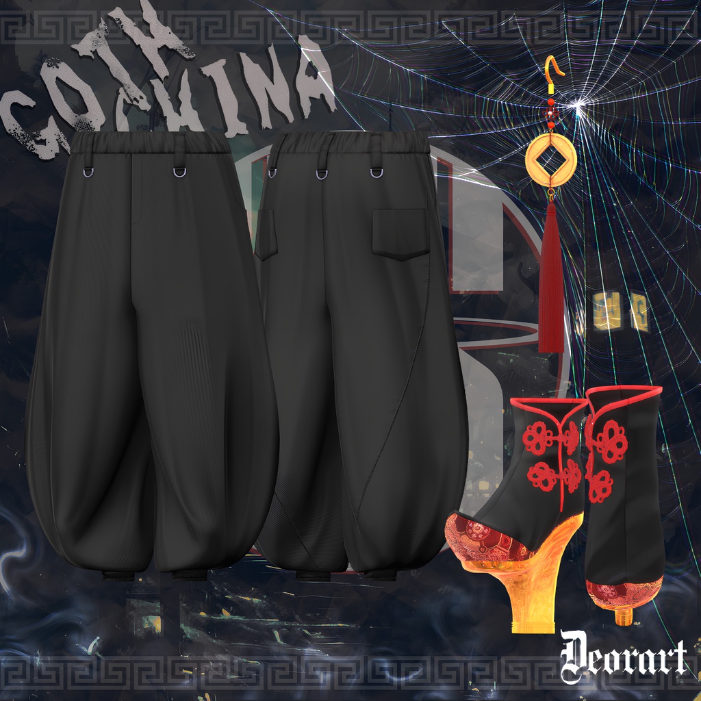 【 #Deorart モデル No.6】GOTHCHINA 16アバター対応 #BLUESTELLA