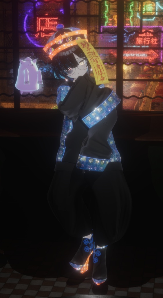 【 #Deorart モデル No.6】GOTHCHINA 16アバター対応 #BLUESTELLA