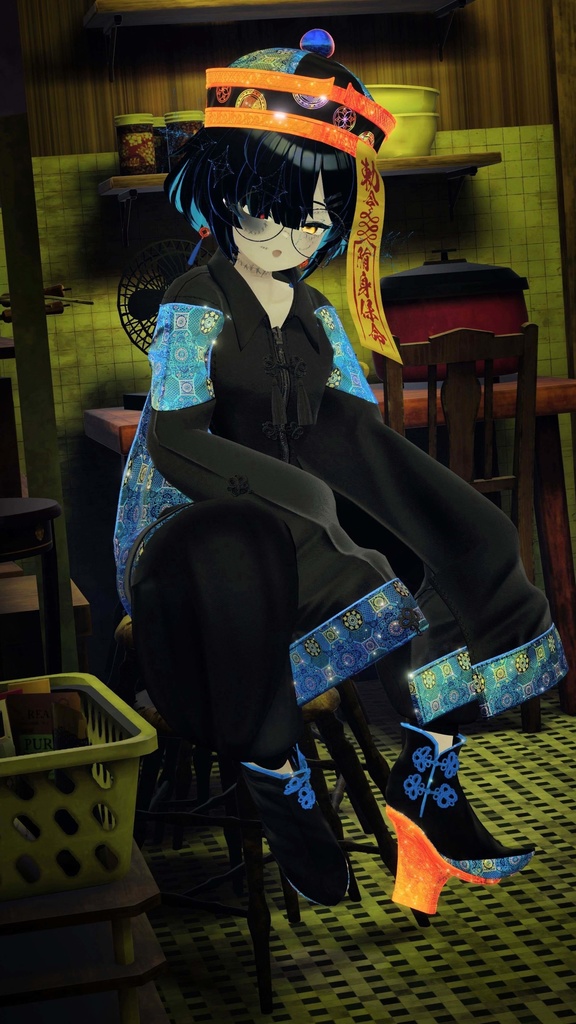 【 #Deorart モデル No.6】GOTHCHINA 16アバター対応 #BLUESTELLA