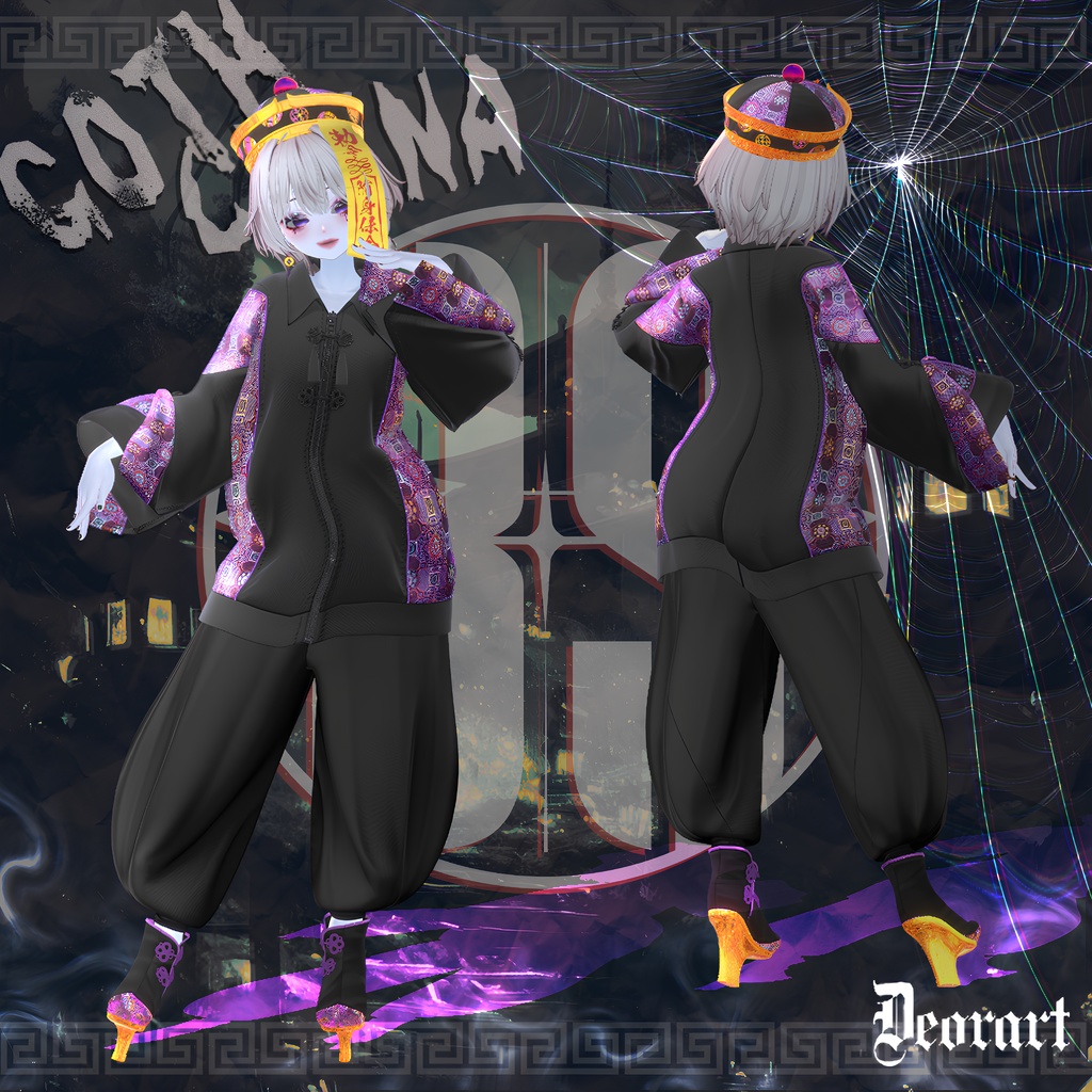 【 #Deorart モデル No.6】GOTHCHINA 16アバター対応 #BLUESTELLA