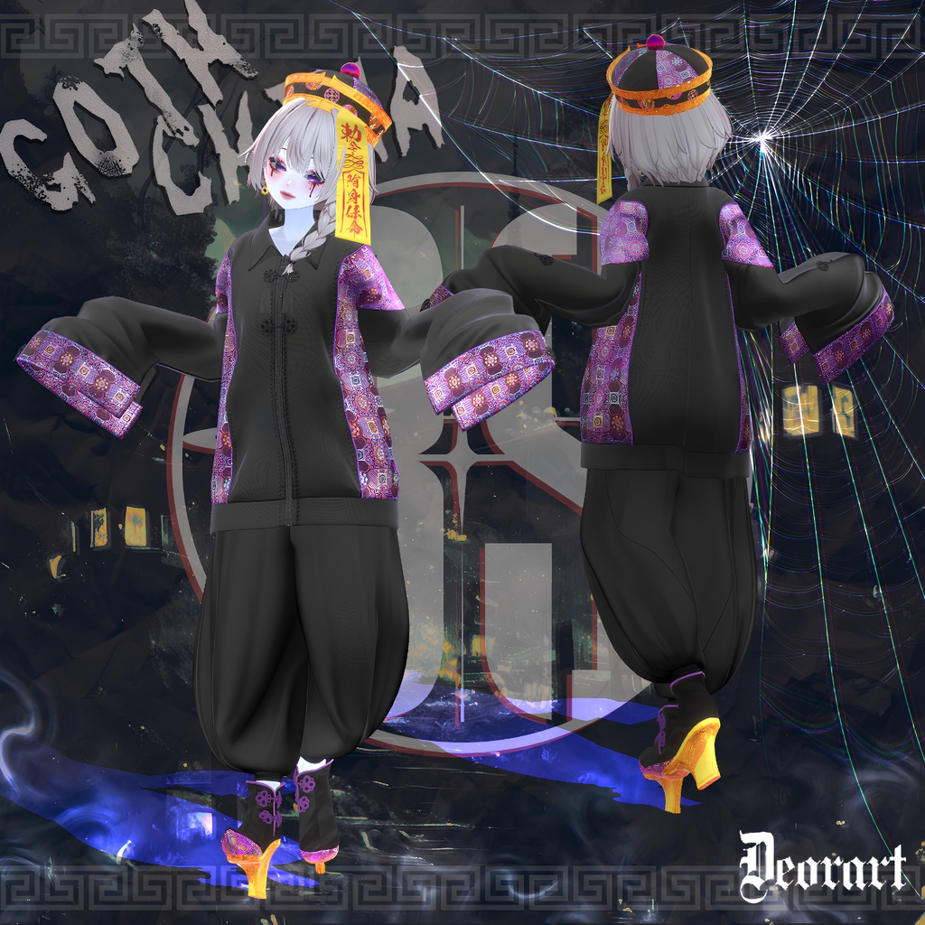 【 #Deorart モデル No.6】GOTHCHINA 16アバター対応 #BLUESTELLA