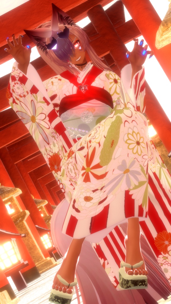 🎍 #ふりふの正月着物 🎍 16アバター対応 #BLUESTELLA