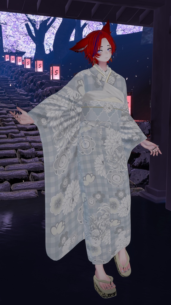 🎍 #ふりふの正月着物 🎍 16アバター対応 #BLUESTELLA