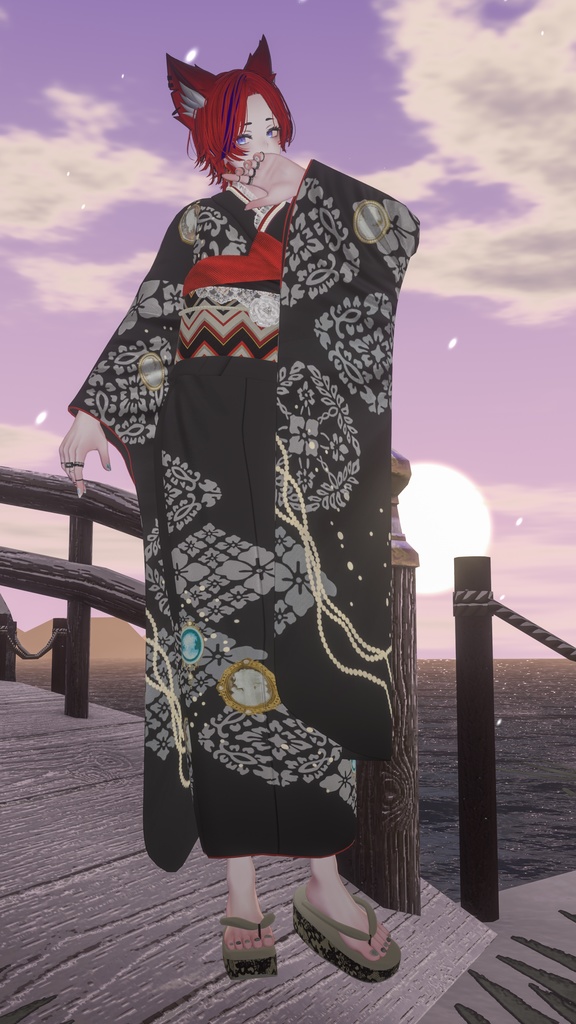 🎍 #ふりふの正月着物 🎍 16アバター対応 #BLUESTELLA