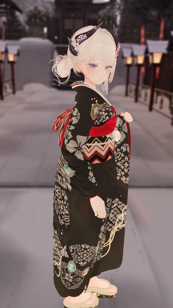 🎍 #ふりふの正月着物 🎍 16アバター対応 #BLUESTELLA