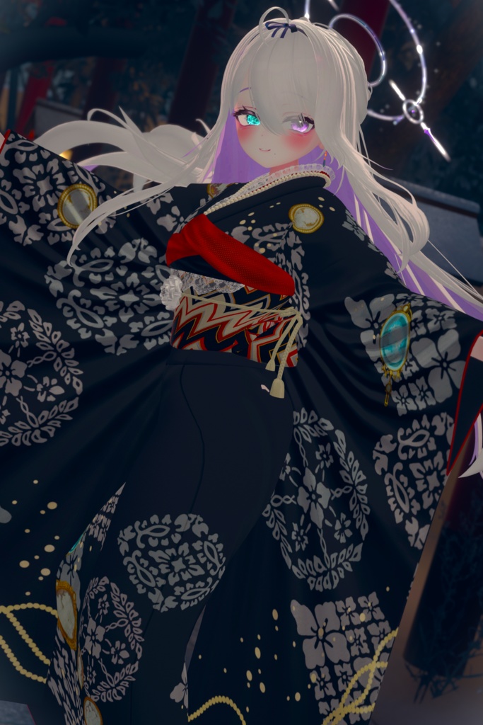 🎍 #ふりふの正月着物 🎍 16アバター対応 #BLUESTELLA