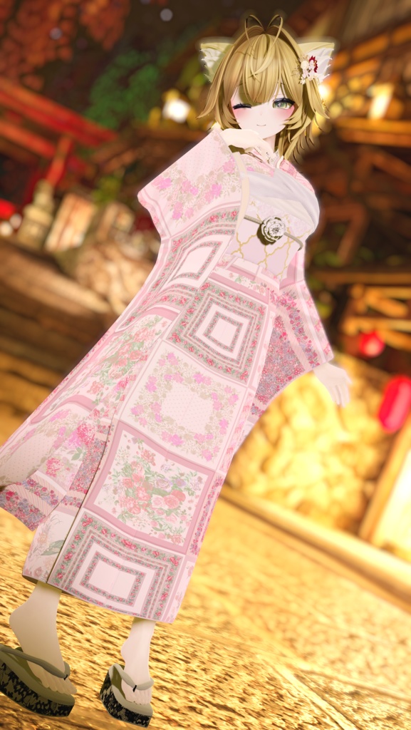 🎍 #ふりふの正月着物 🎍 16アバター対応 #BLUESTELLA