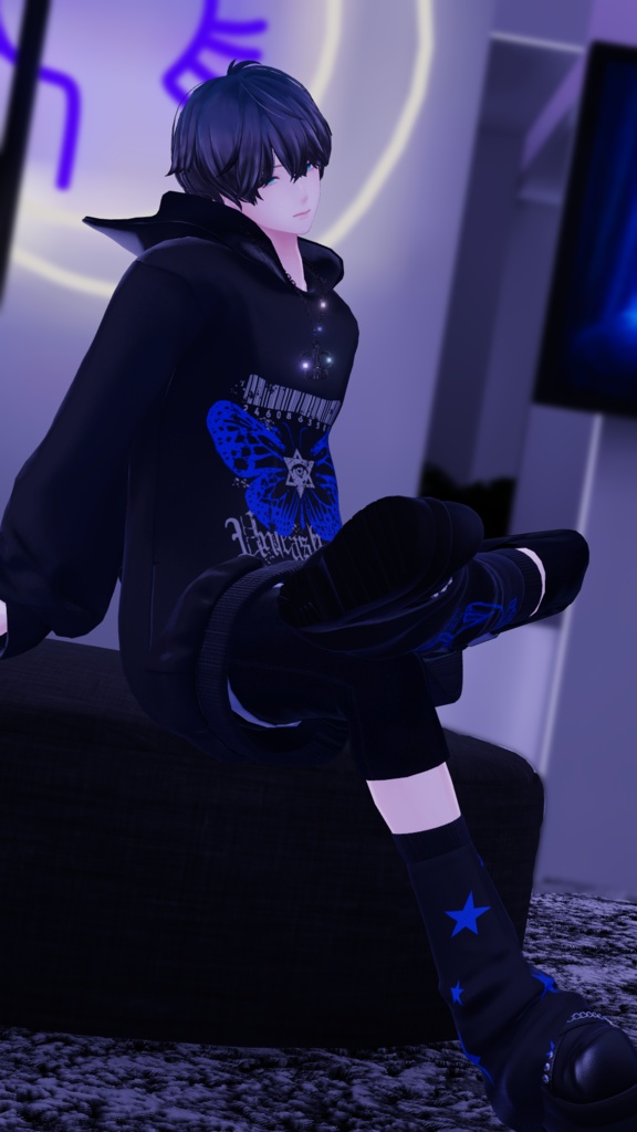 【 #Deorart モデル No.7】NoirCat  15アバター対応  #BLUESTELLA