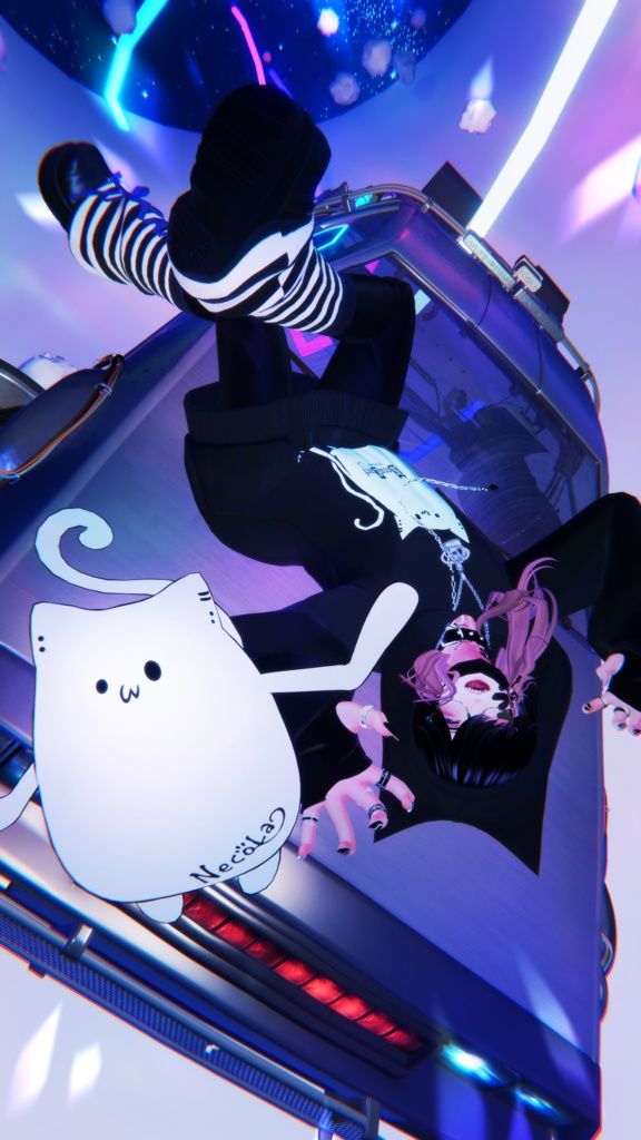 【 #Deorart モデル No.7】NoirCat  15アバター対応  #BLUESTELLA