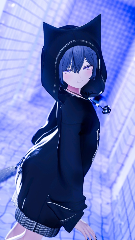 【 #Deorart モデル No.7】NoirCat  15アバター対応  #BLUESTELLA