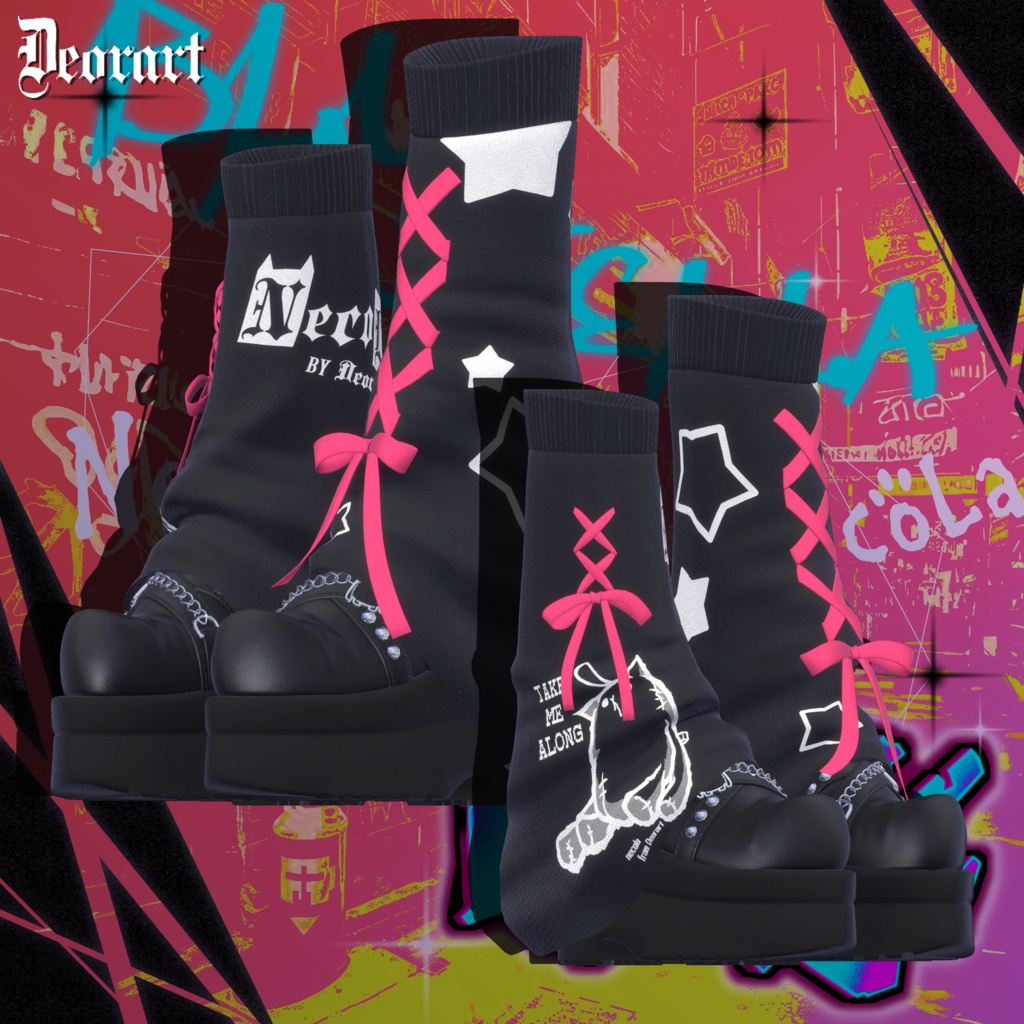 【 #Deorart モデル No.7】NoirCat  15アバター対応  #BLUESTELLA