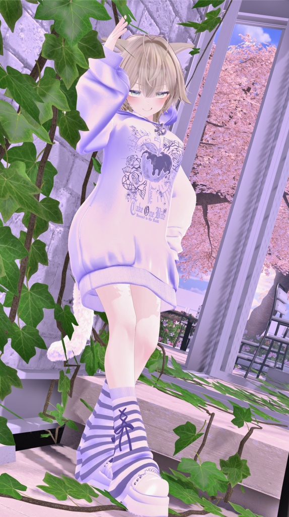 【 #Deorart モデル No.7】NoirCat  15アバター対応  #BLUESTELLA