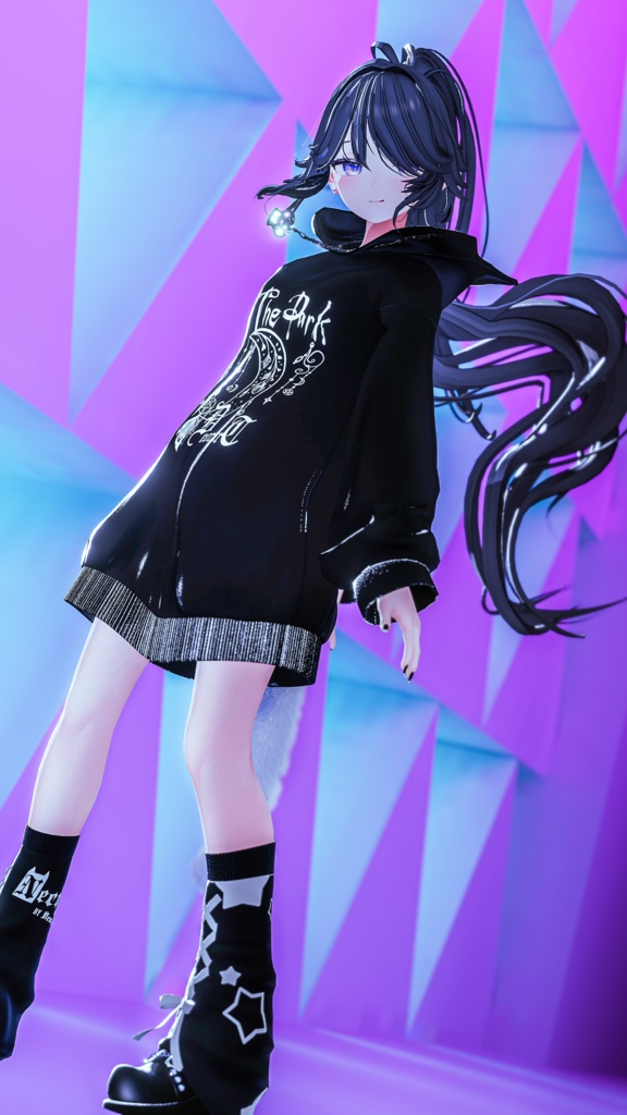 【 #Deorart モデル No.7】NoirCat  15アバター対応  #BLUESTELLA