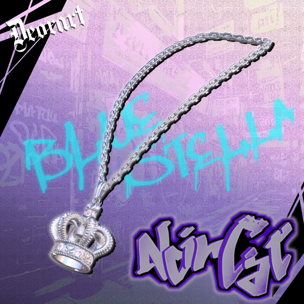 【 #Deorart モデル No.7】NoirCat  15アバター対応  #BLUESTELLA