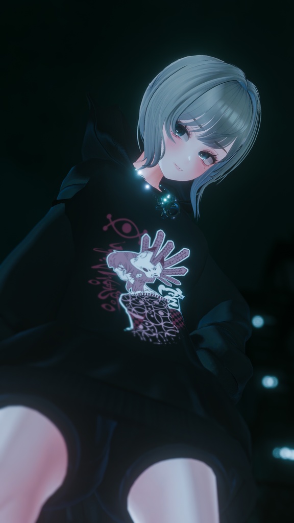 【 #Deorart モデル No.7】NoirCat  15アバター対応  #BLUESTELLA